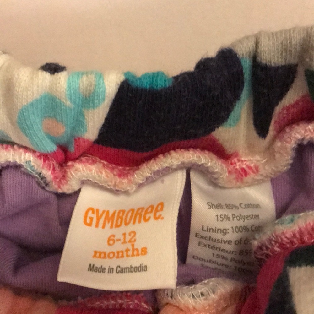 ❤️ 3/$25 Gymboree bold floral skirt | 6-12 months - Picture 2 of 2
